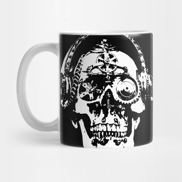 Steampunk Mechanical Skull graphic by Vector Deluxe